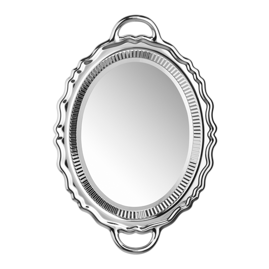 Plateau Miroir Metal Finish by Qeeboo