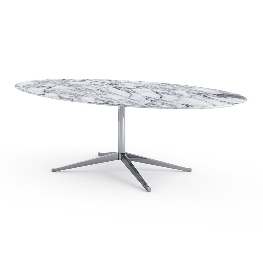 Florence Knoll Table Desk - Oval Marble Writing Desk 244x137 (Request for Quotation)