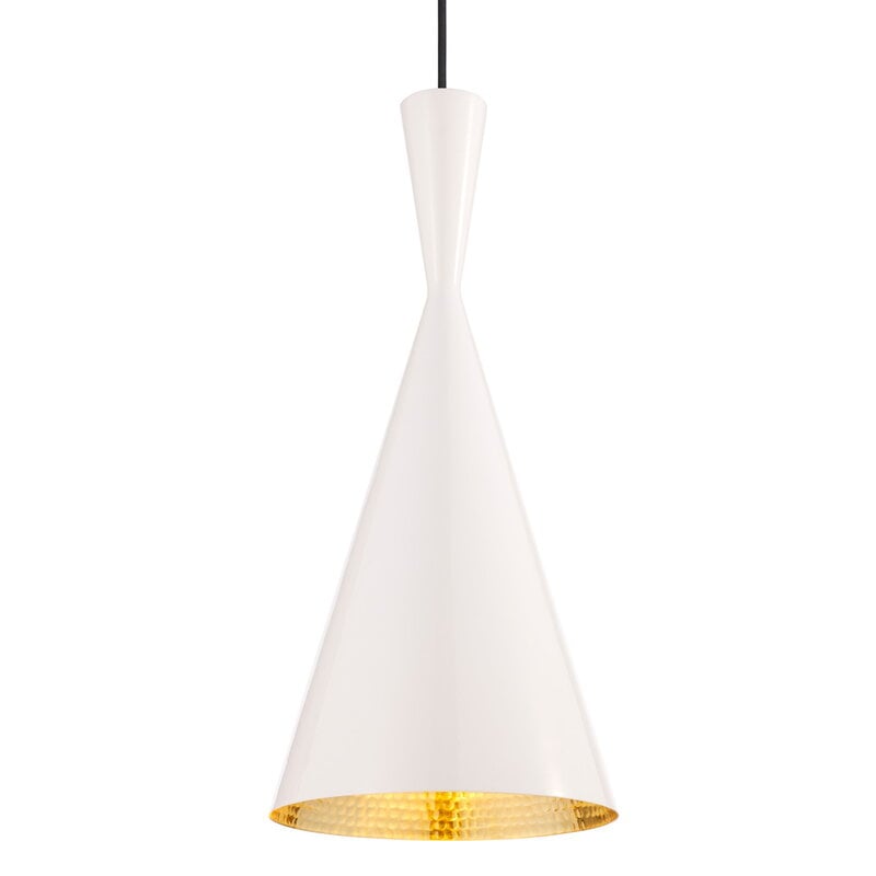 Beat Tall LED pendant by Tom Dixon #white #