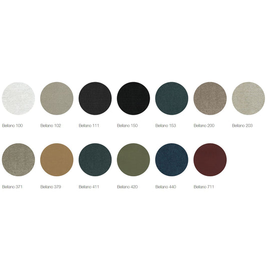 APOLLO - 3-Seater Fabric Sofa (Dimensions: W243 x D108 x H87 cm / Thread Color: / Upholstery Material: Bellano Fabric)