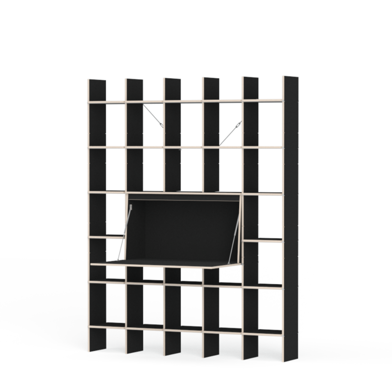 FNP Example 3 universal shelving system by Nis Holger Moorman