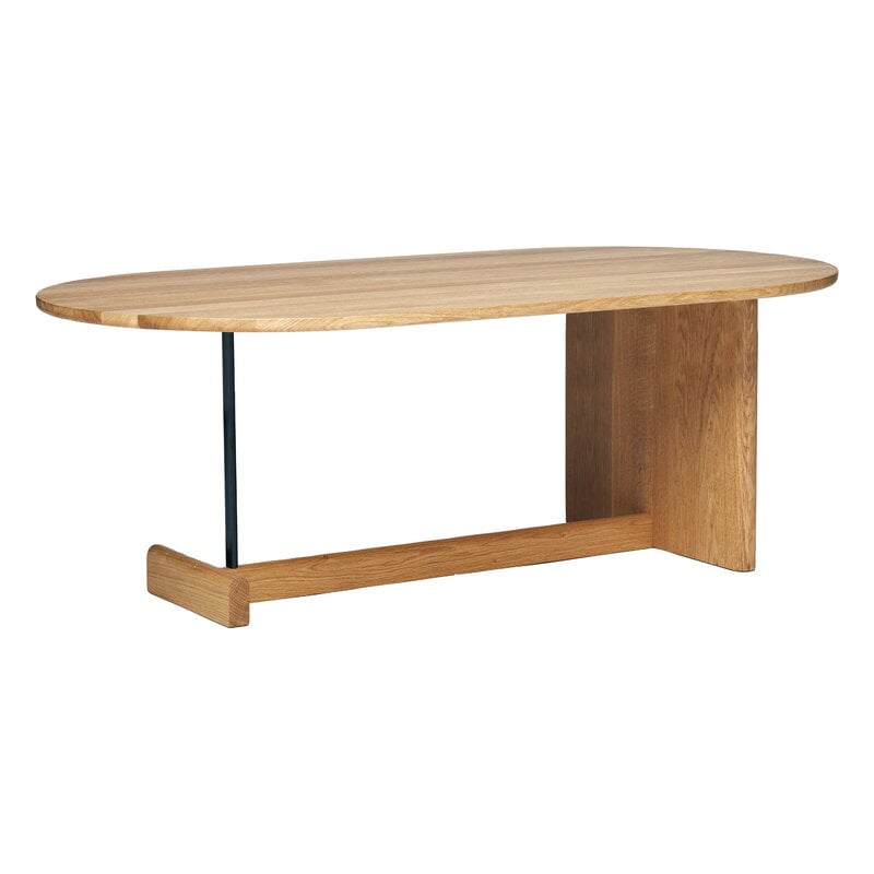 Koku coffee table by Fogia #oval, lacquered oak #