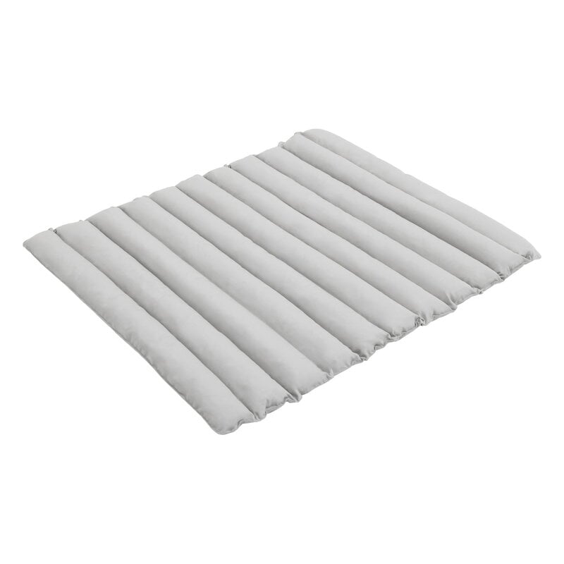 Palissade Soft quilted cushion for dining bench by HAY #sky grey #