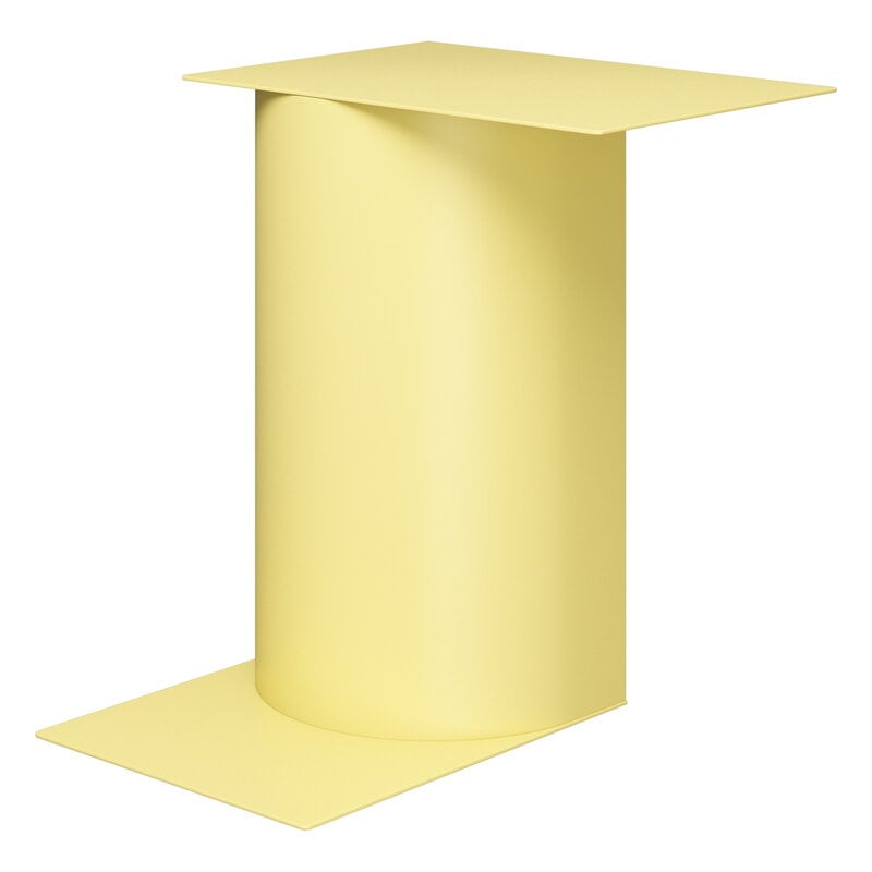 Glyph Gamma side table by Hem #wax yellow #