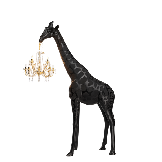 Giraffe in Love M Indoor by Qeeboo #Black