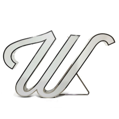 LETTER W - Light letter