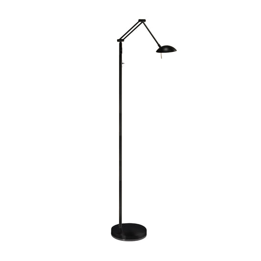 Icons - Adjustable Floor Lamp by Estiluz #Black Matt