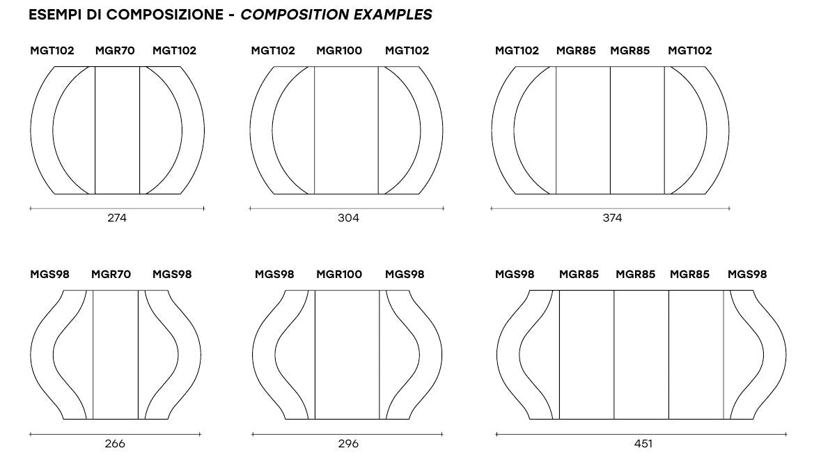 Magnifico - Hanging or leaning mirror