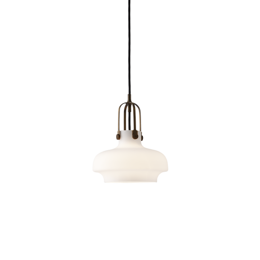 Copenhagen SC6 Pendant Lamp by &tradition #Opal Glass & Brass