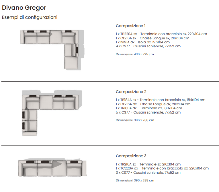 Gregor module sofa