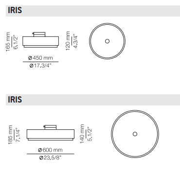 IRIS - LED ceiling light by Estiluz