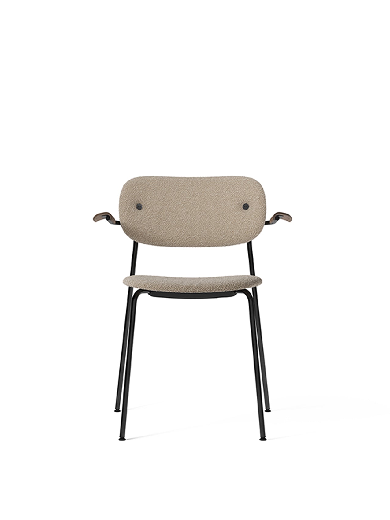 Co Dining Chair, Fully Upholstered With Armrest, Black by Audo Copenhagen