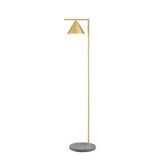 Captain Flint Outdoor Floor Lamp by Flos #Brass Finish/Grey Lava