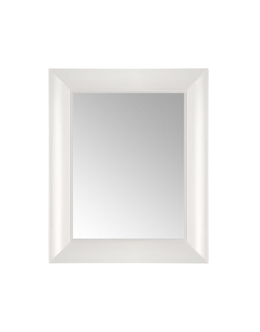Francois Ghost Wall Mirror by Kartell #GLOSSY WHITE/79 cm x 65 cm/