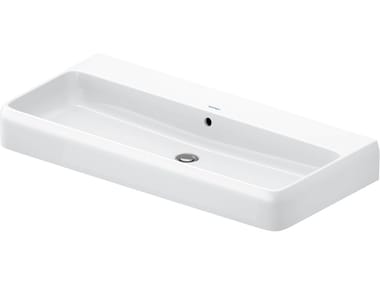 QATEGO - Ceramic washbasin with overflow by Duravit