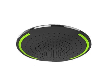 COLOUR - Round rain shower with built-in lights by Gessi