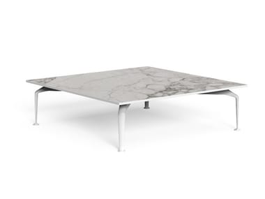 CRUISE ALU - Square porcelain stoneware coffee table by Talenti