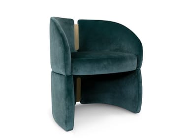 ISADORA - Fabric chair with armrests by Essential Home