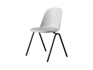 MARIOLINA CONFERENCE - Stackable polypropylene training chair by Miniforms