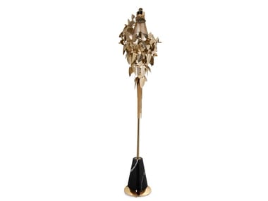 MCQUEEN - Brass floor lamp with Swarovski® crystals by Luxxu