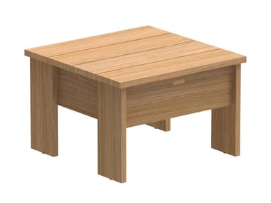 NEW ENGLAND - Teak coffee table / garden footstool by Royal Botania