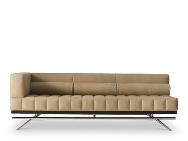 PIGRECO - Leather sofa by I 4 Mariani