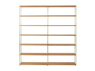 S3 - Open modular steel and wood shelving unit by Tecta