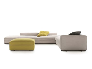 SNAP - Sectional fabric sofa by Lema