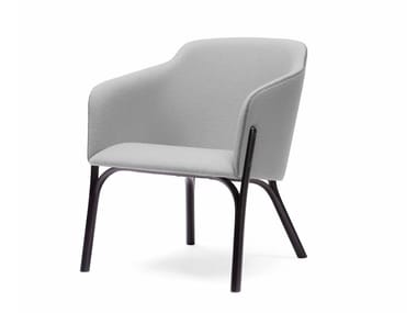 SPLIT - Easy chair with armrests by TON