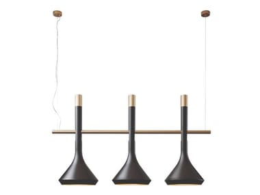 TUBULAR BELLS - Metal pendant lamp by Turri
