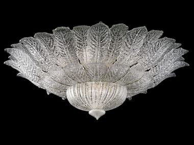 EXCELSIOR - Venetian crystal ceiling lamp by Barovier&Toso