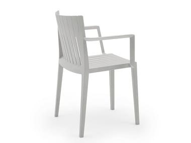 SPRITZ - Polypropylene garden chair with armrests by Vondom