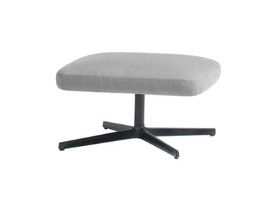 DUNAS LOUNGE - Fabric footstool with 4-spoke base by Inclass