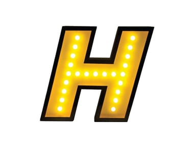LETTER H - Light letter by Delightfull