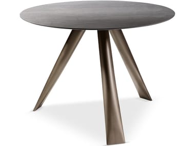 MILOS - Round marble table by Cantori
