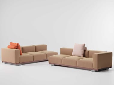 MOLO - Corner fabric sofa by Kettal