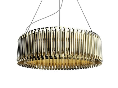 MATHENY - LED brass chandelier by Delightfull