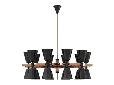 CHARLES - Brass chandelier by Delightfull