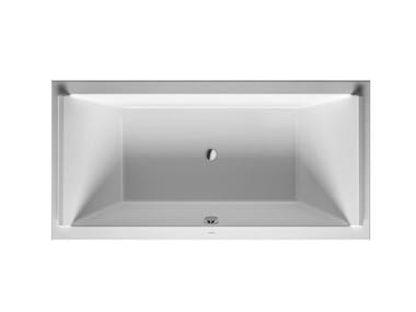 STARCK - Rectangular acrylic bathtub by Duravit