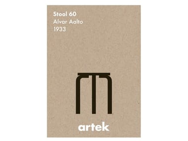 STOOL 60 POSTER - Paper Print on paper by Artek