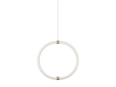 UNSEEN - LED brass and plycarbonate pendant lamp by Petite Friture