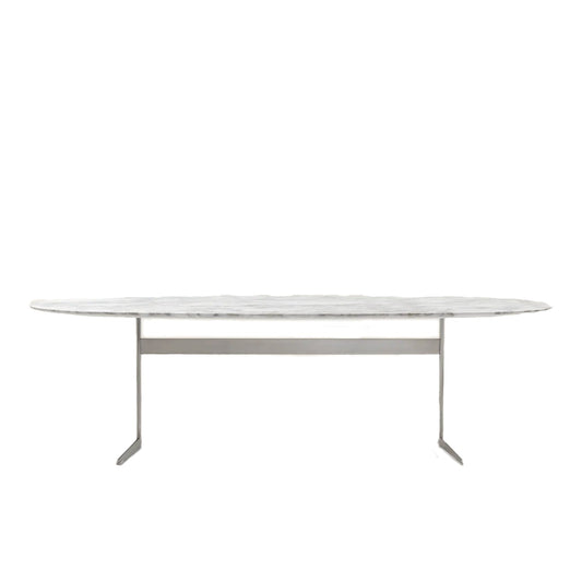 FLY Oval Marble Table (Category - Calacatta Oro Marble)