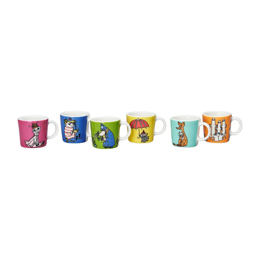 [해외재고] Moomin minimug set 6 pcs 3.classics