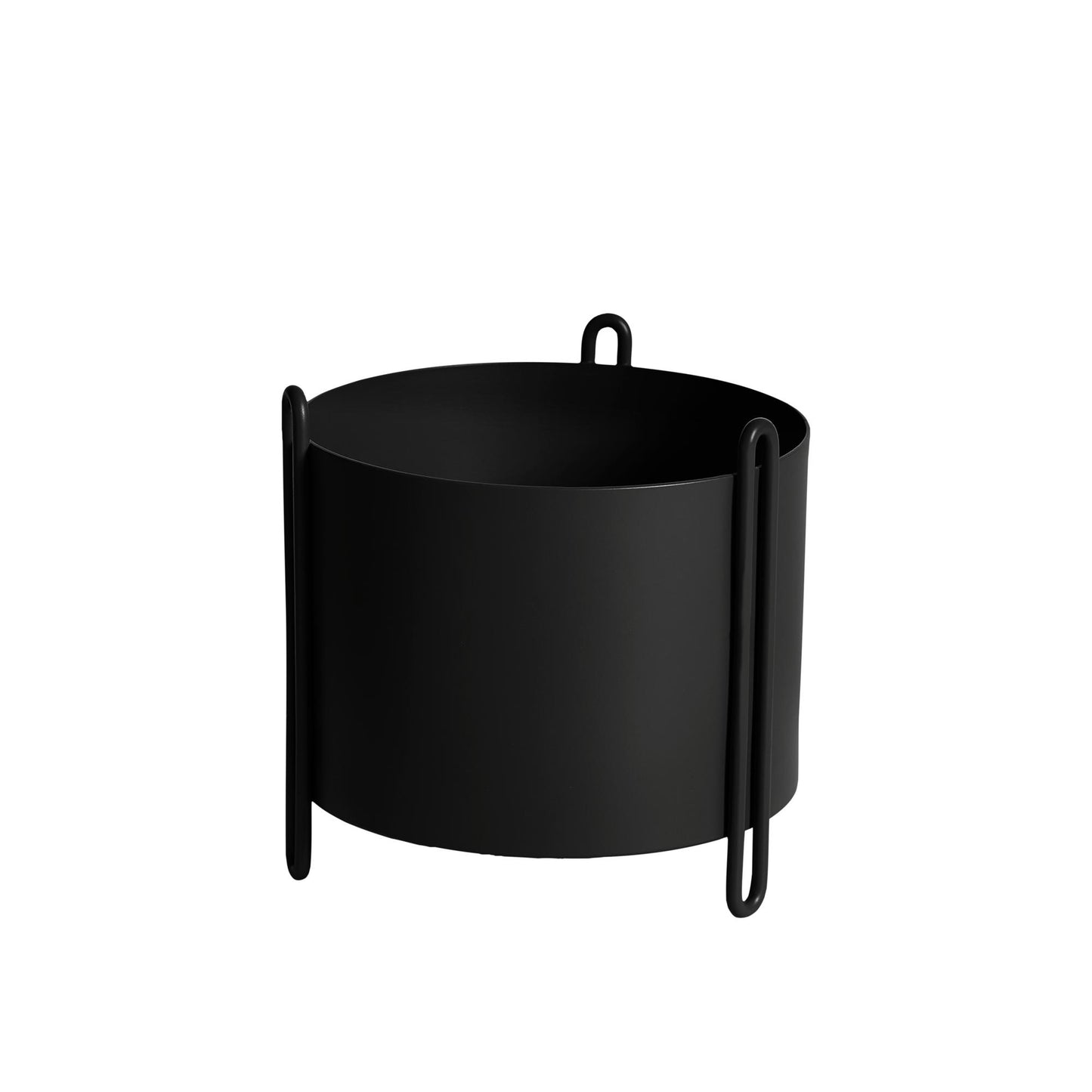 Pedestal Plant Pot Small by WOUD #Black