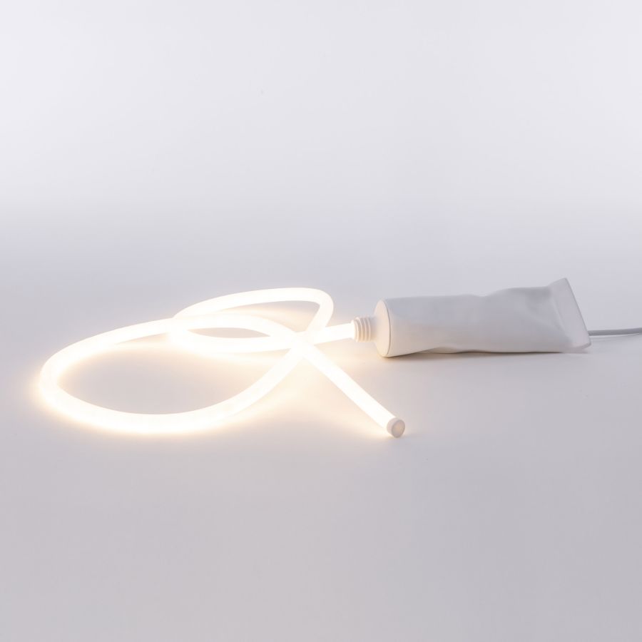 Resin LED Lamp Daily Glow Toothpaste by Seletti
