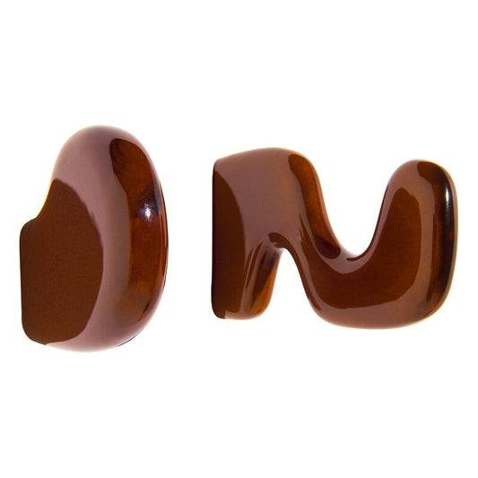 Klump wall hook by Petite Friture #kit of 2, brown #