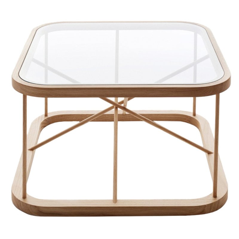 Twiggy table 66,5 x 66,5 cm by Woodnotes #oak #