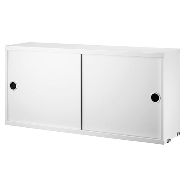 String cabinet by String Furniture #78 x 20 cm, white #