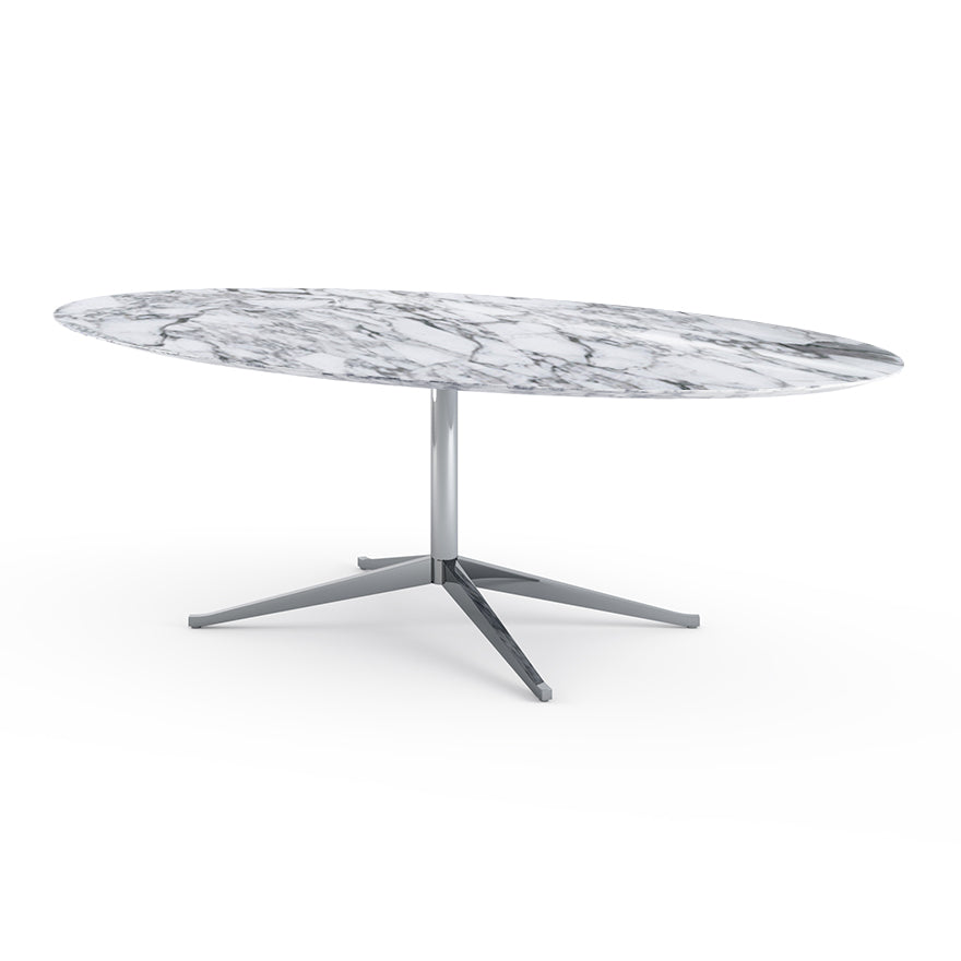 Florence Knoll Table Desk - Oval Marble Writing Desk 244x137 (Request for Quotation)