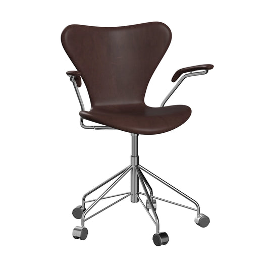 Series 7™ - 3217, Fully Upholstered height-adjustable swivel armchair - Leather
